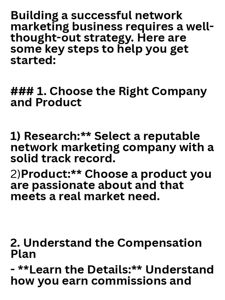 statergy-for-network-marketing-pdf