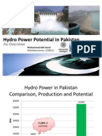 Hydro Power Potential in Pakistan