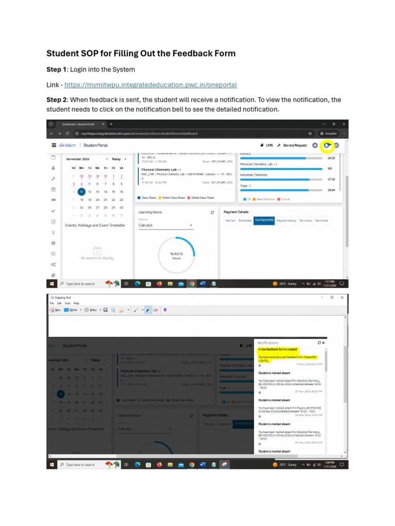 Student SOP Feedback Form | PDF | Career & Growth