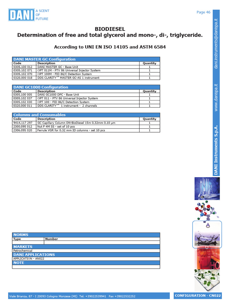Biodiesel Dani | PDF | Gas Chromatography | Analytical Chemistry