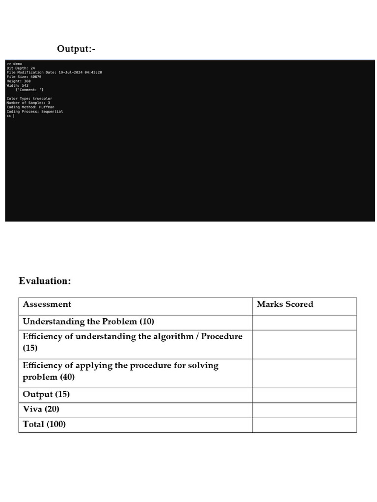 Output | PDF
