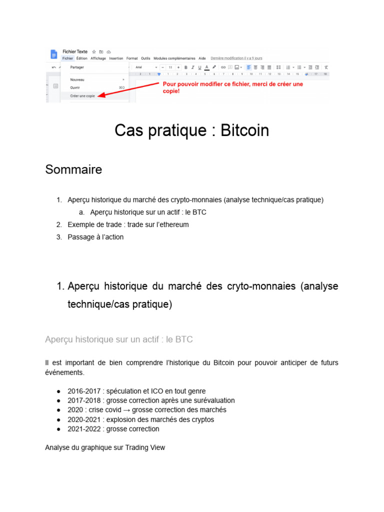 Stratégies Crypto : Bitcoin et Ethereum | PDF | Bitcoin | Crytomonnaies