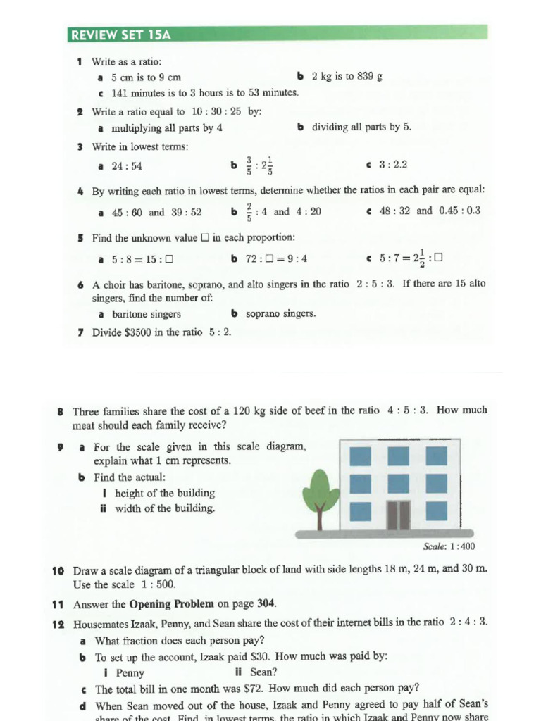 Review Set 15A-15B | PDF