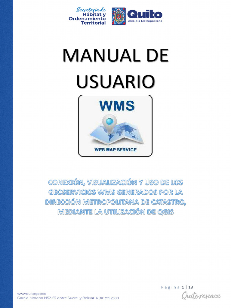 Guía de Uso de Geoservicios WMS en QGIS | PDF | Sistema de información ...