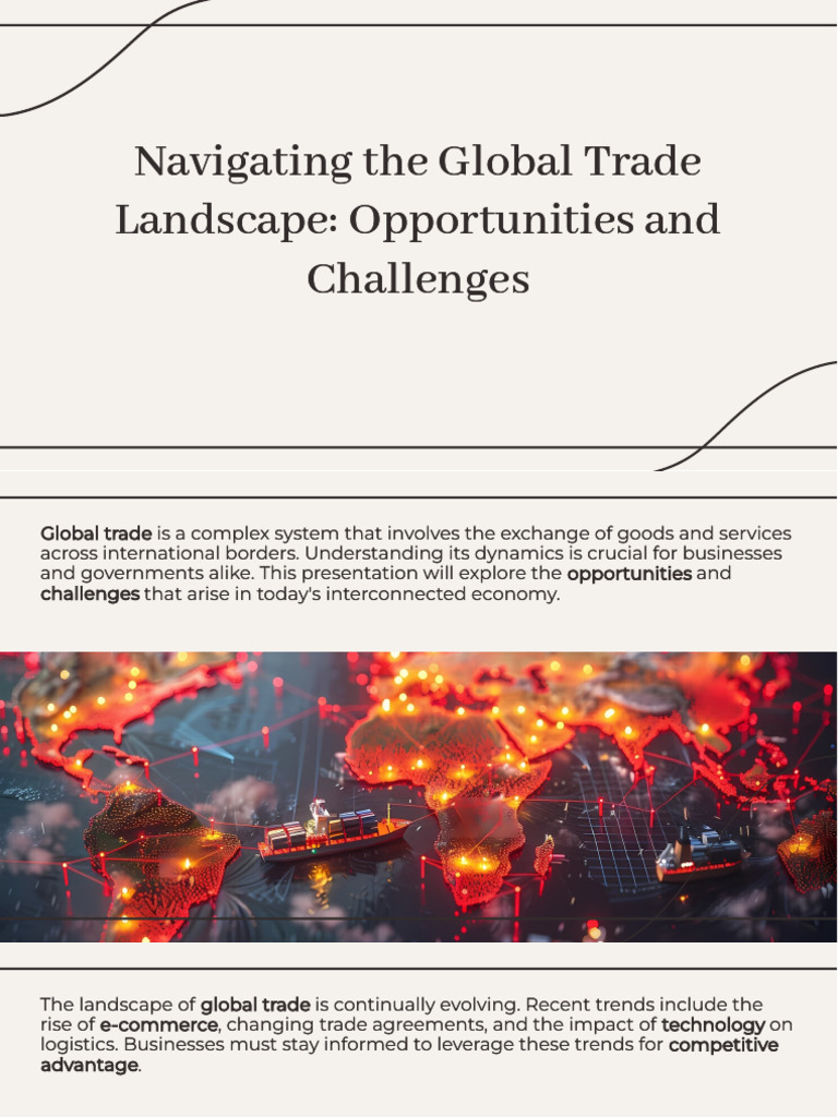 Global Trade: Trends, Opportunities, Challenges | PDF