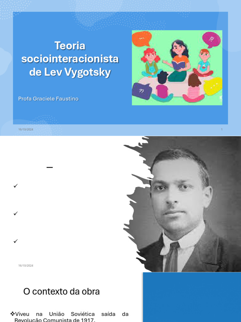 Teoria Sociointeracionista de Vygotsky | PDF | Aprendizado | Pensamento