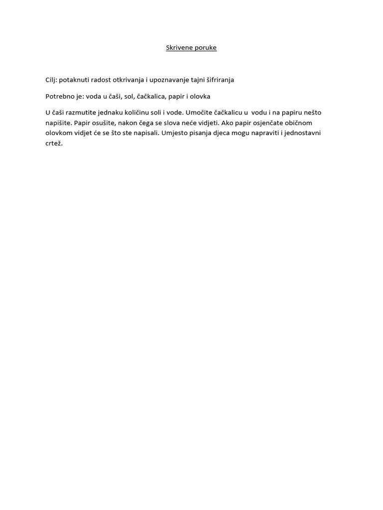 Skrivene Poruke | PDF