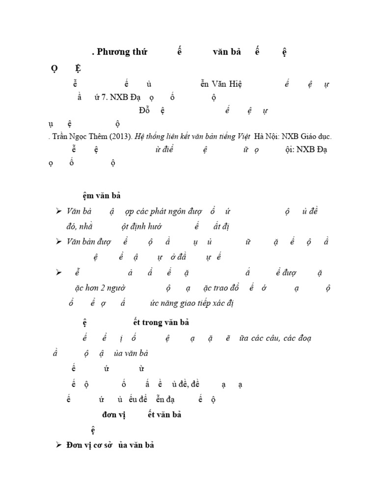 4 - TVTHC - Lien Ket Trong VBTV | PDF