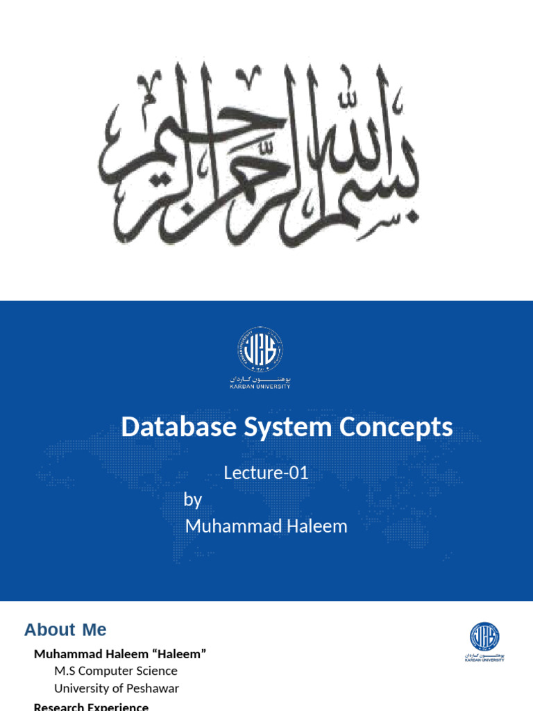 Database System Overview by Haleem | PDF | Databases | Information ...