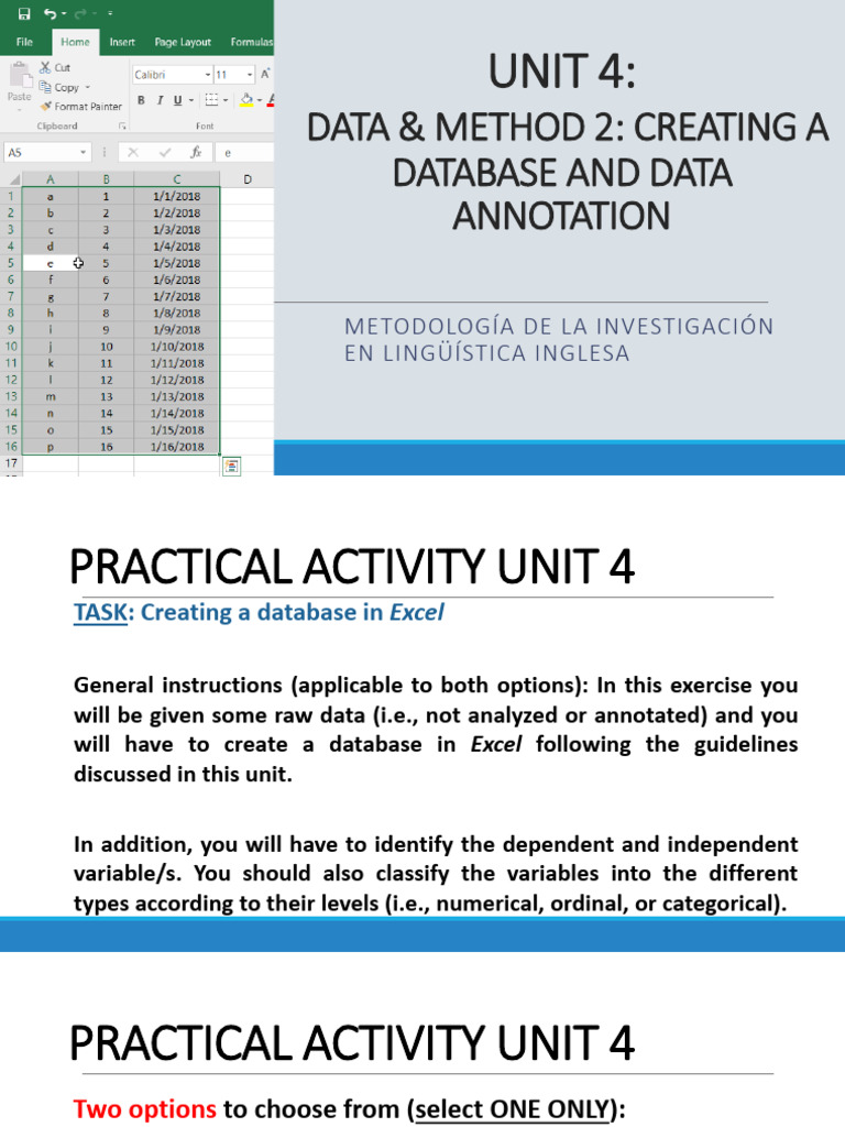 General Instructions Portfolio Task Unit 4 | PDF | Teaching Methods ...