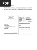 Progressive Claim Information Letter | PDF | Deductible | Insurance