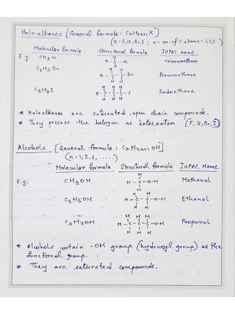 Chem Chapter 4 Class Notes | PDF