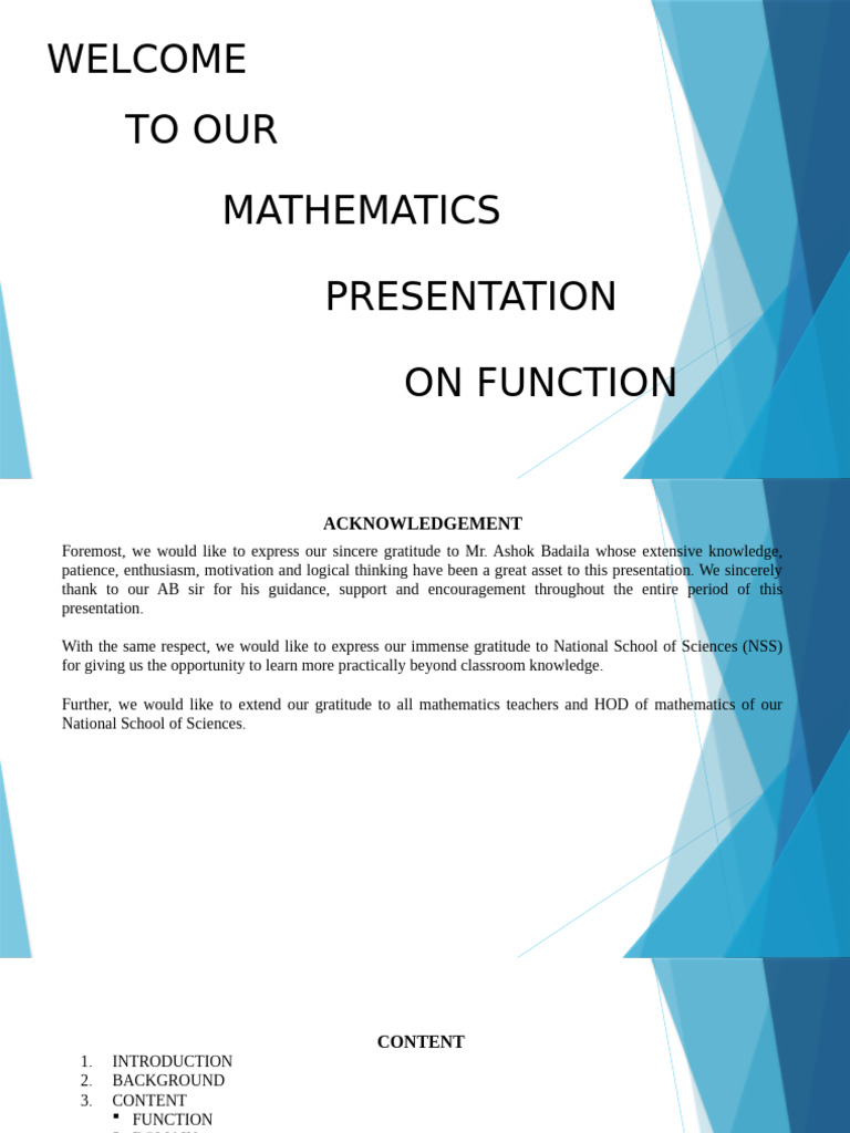 Understanding Mathematical Functions | PDF | Trigonometric Functions ...