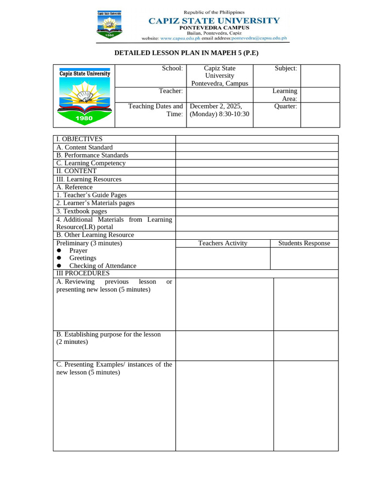 Matatag Lesson Plan For Everyone | PDF