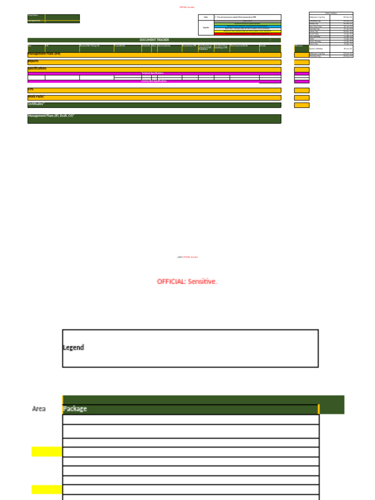 Traker Template | PDF | Festival | Public Holiday