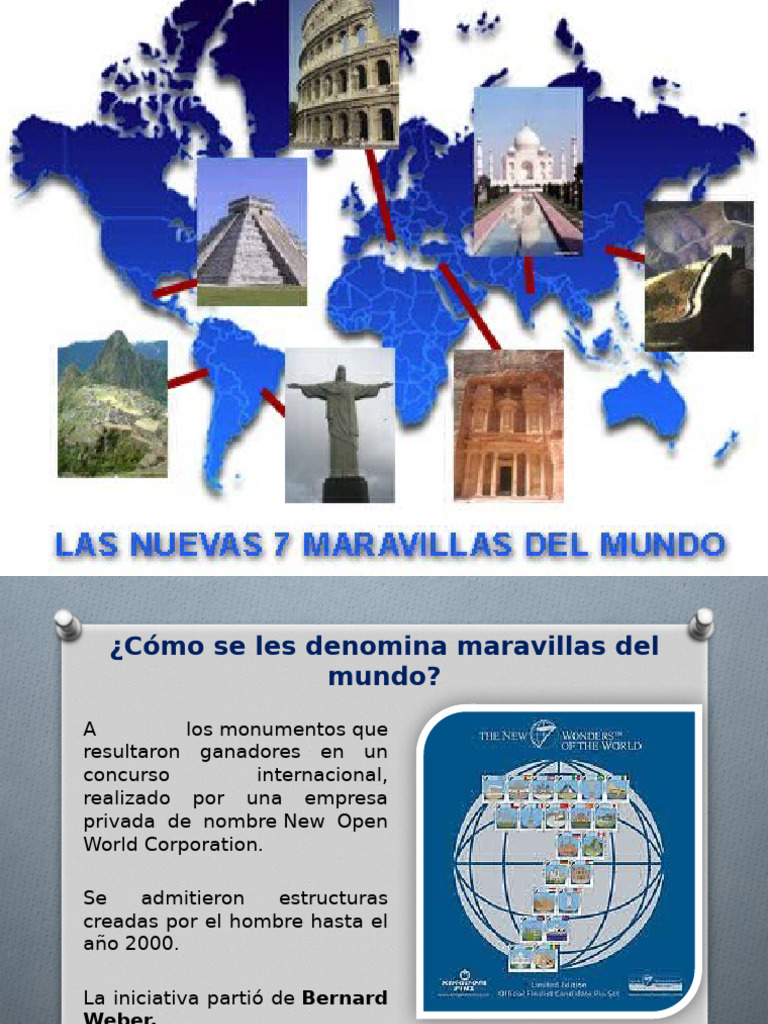 Las 7 Maravillas Del Mundo Moderno | PDF | Arte