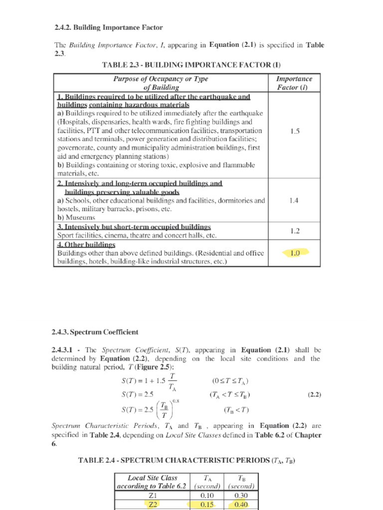 Seismic Eq | PDF