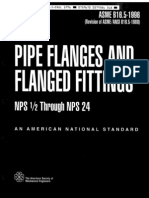 ANSI-ASME B16.5 (1996) - Pipe Flanges and Flanged Fittings