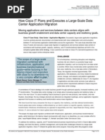 Download Cisco IT Application Migration Case Study by Cisco IT SN79599542 doc pdf