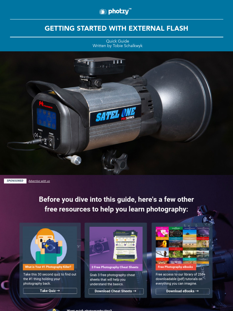 Getting Started With External Flash | PDF | Flash (Photography) | Camera