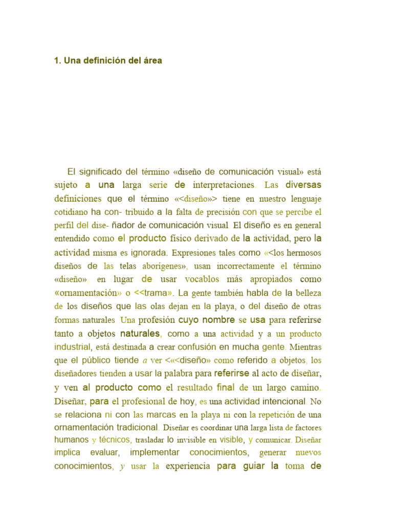 Definición de Diseño Visual Comunicativo | PDF | Diseño | Diseño gráfico