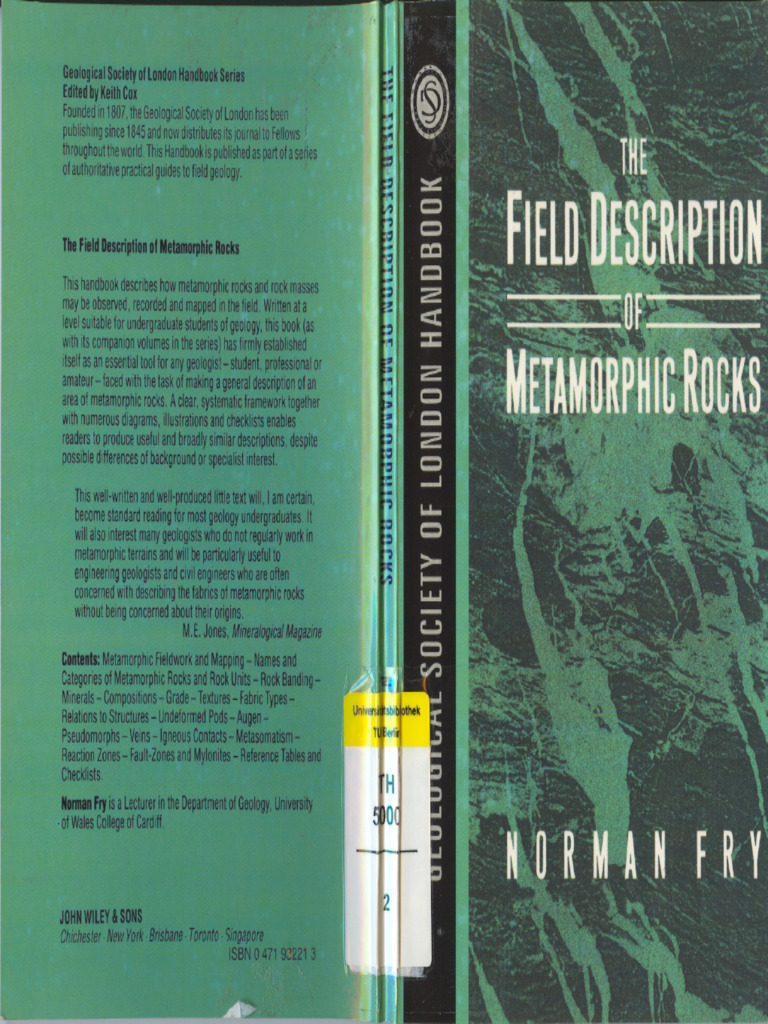The Field Description of Metamorphic Rocks | PDF