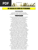 Os Versos de Ouro de Pitagoras