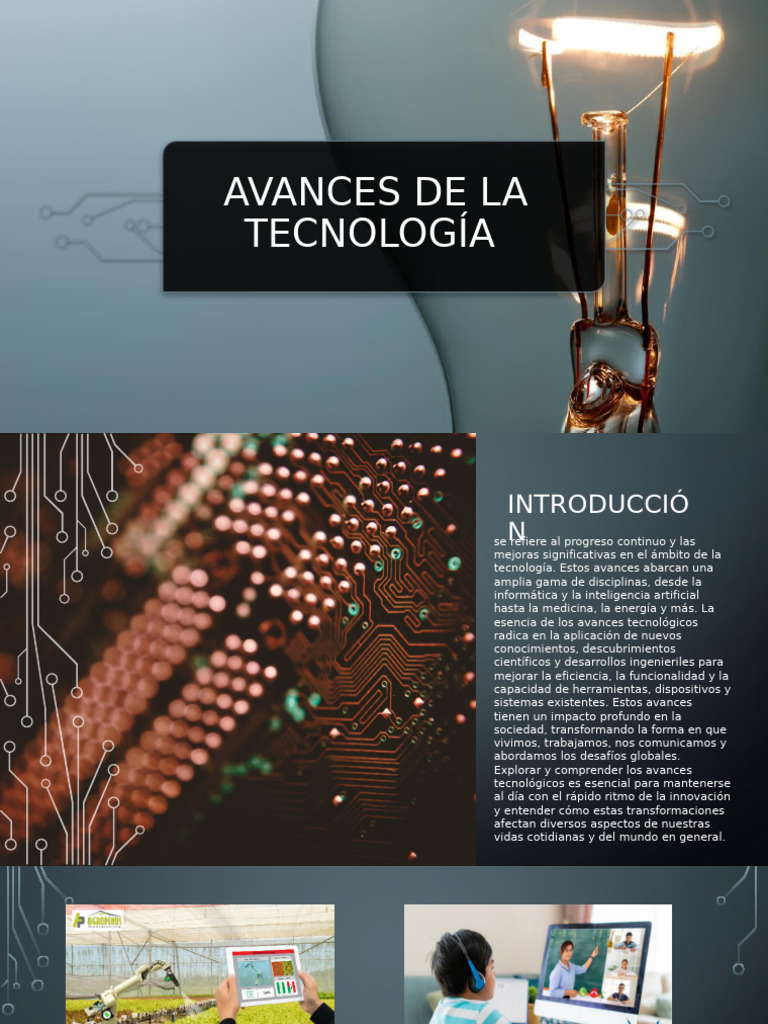 Avances de La Tecnología | PDF | Inteligencia artificial | Inteligencia ...