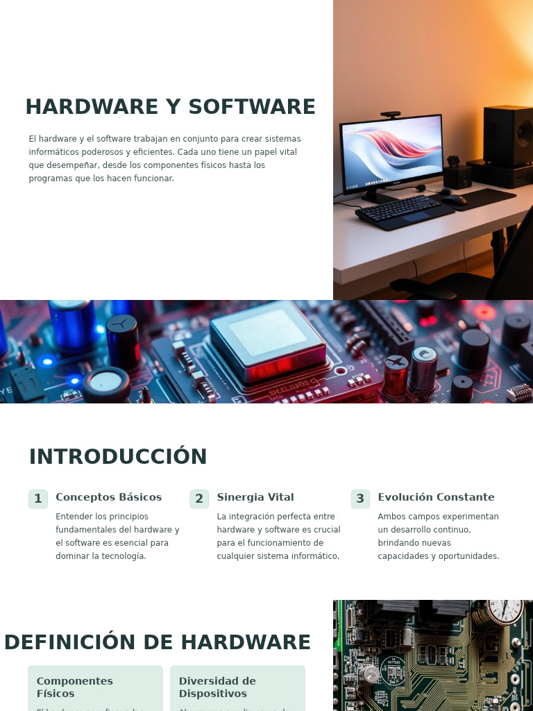 Hardware y Software | PDF | Hardware de la computadora | Software