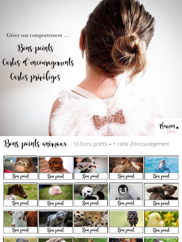 Bons Points et Cartes d'Encouragement | PDF