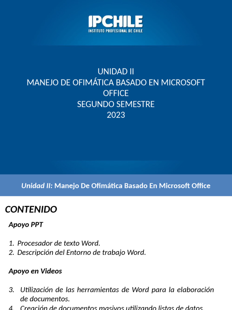 Manejo de Ofimática: Microsoft Word | PDF | Microsoft Word | Microsoft ...