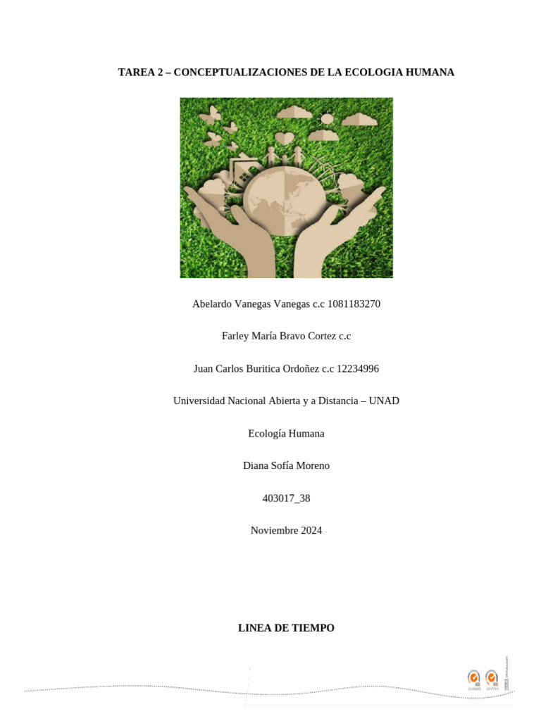 Conceptualizaciones de Ecología Humana | PDF | Ecología | Entorno natural