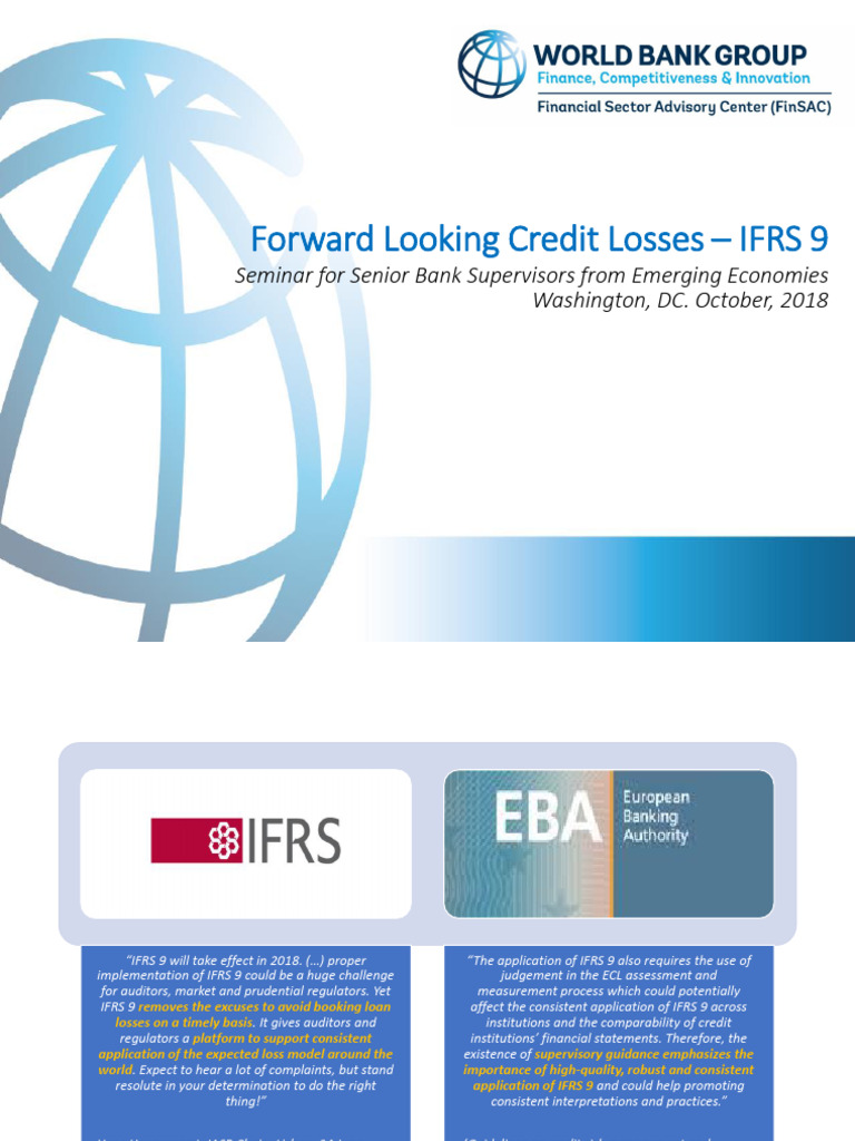 IFRS 9: Forward Looking Credit Losses | PDF | Personal Finance | Economies