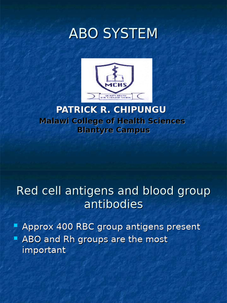 Abo, RH Grouping System | PDF | Blood Type | Tissue (Biology)