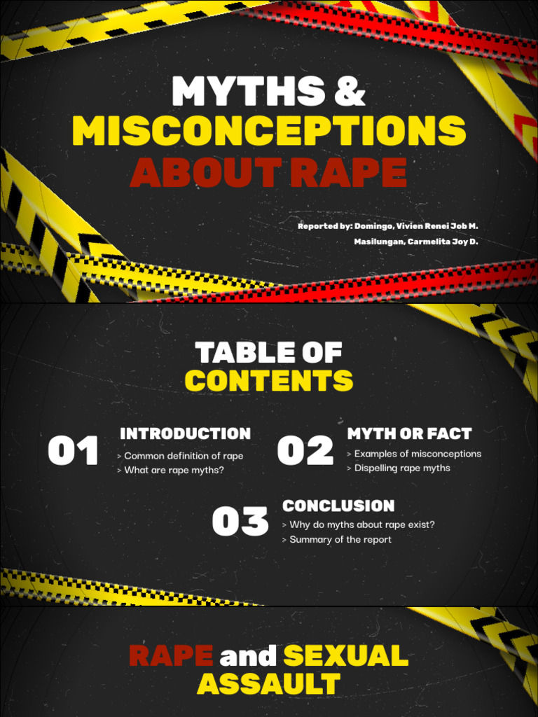 Debunking Common Rape Myths | PDF | Rape | Sexual Assault