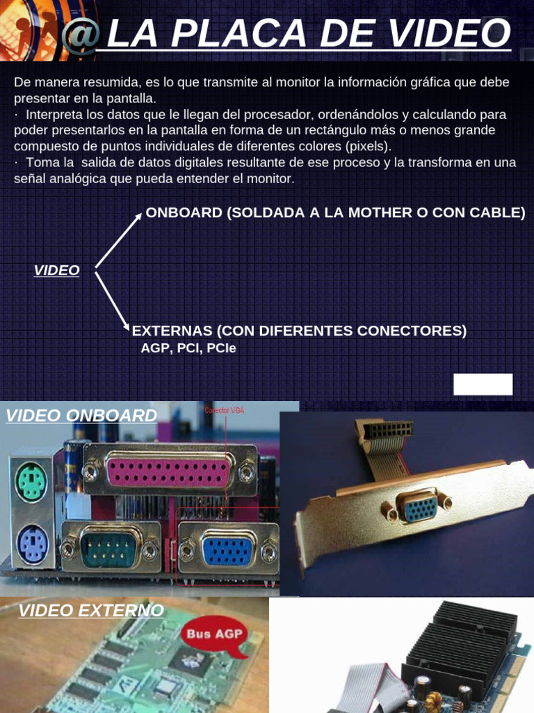 Clase 10 Placa de Video y Sonido | PDF | Compatibles con PC Ibm ...