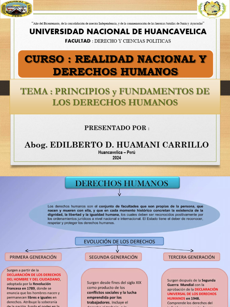 Principios de Los Derechos Humanos | PDF