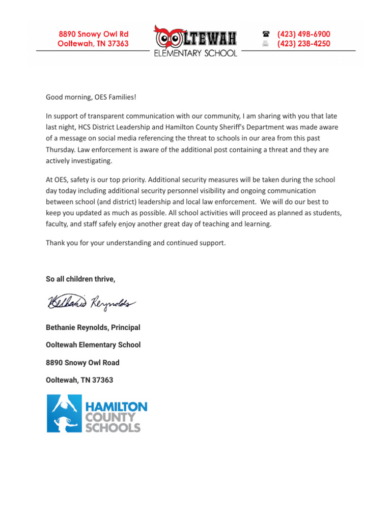 Safety Message - OES Sept. 30 | PDF | Wellness