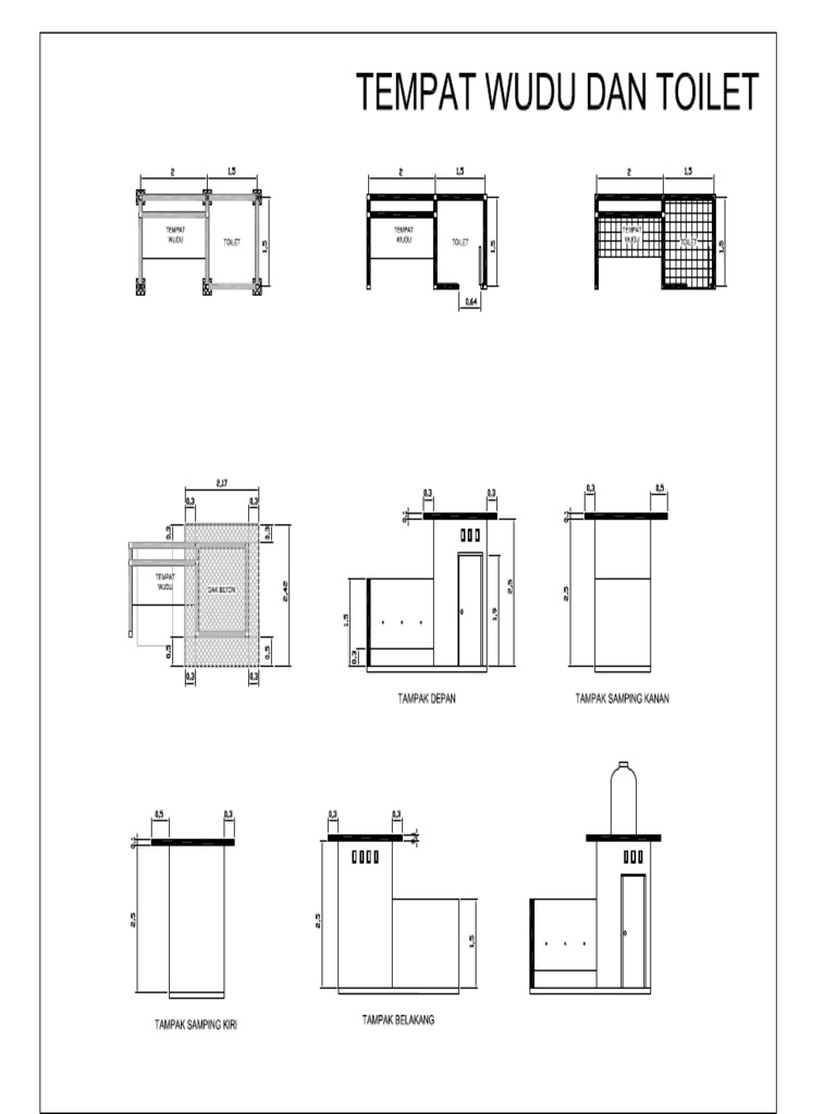 07 - Bangunan Tempat Wudu Dan Toilet | PDF