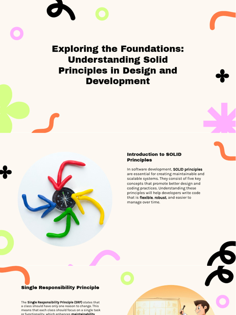 Slidesgo Exploring The Foundations Understanding Solid Principles in ...