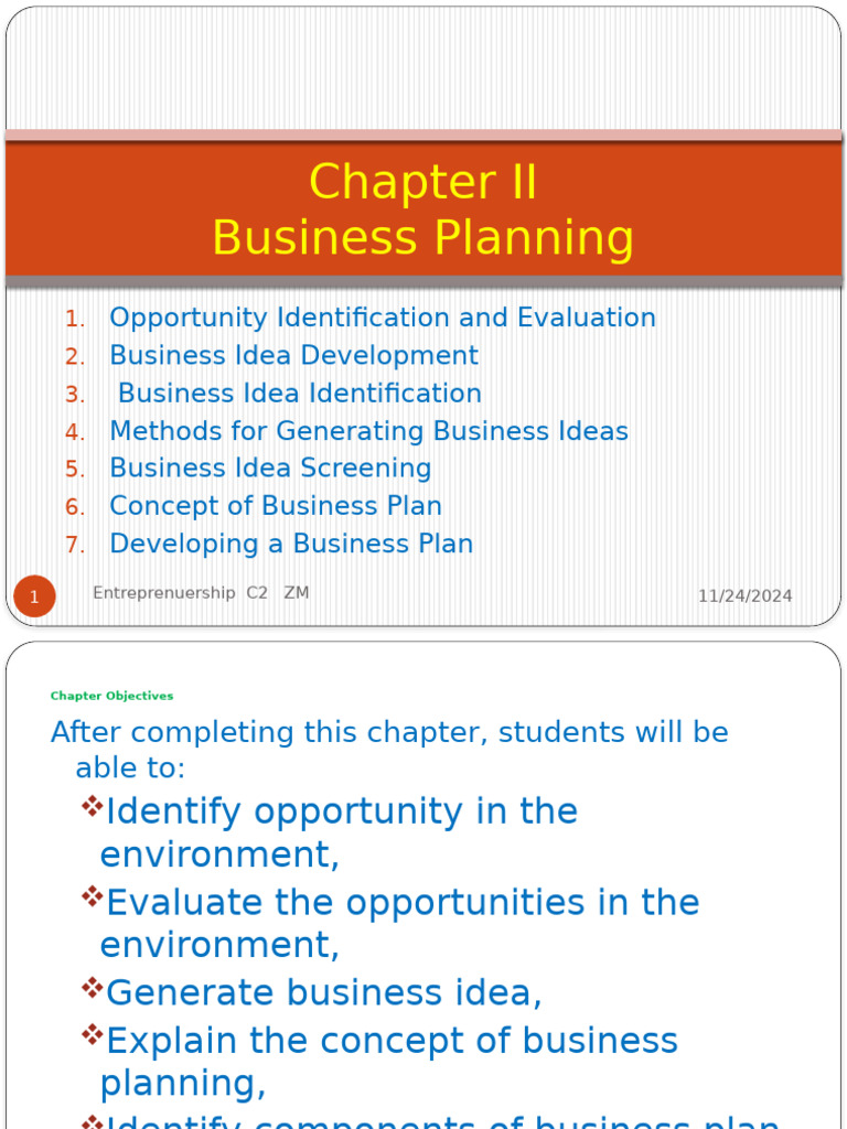 Chapter II | PDF | Entrepreneurship | Brainstorming