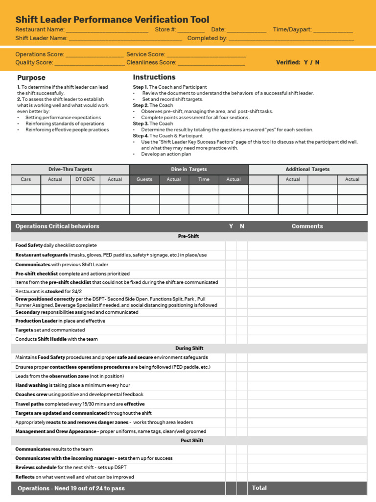 Shift Leader US Verification Form ENG Feb 2021 Update - Uuid | PDF ...