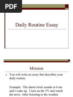 Download Daily Routine Essay by Priyanka Dutt SN79611301 doc pdf