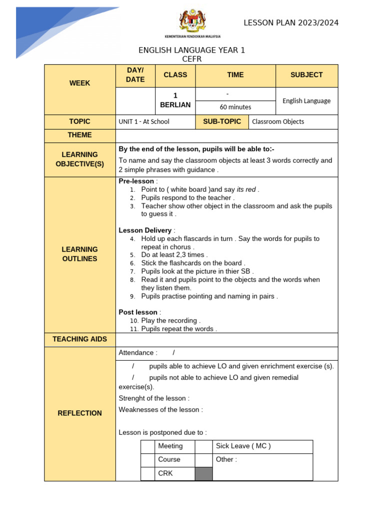Week 5 | PDF | Lesson Plan | Teachers