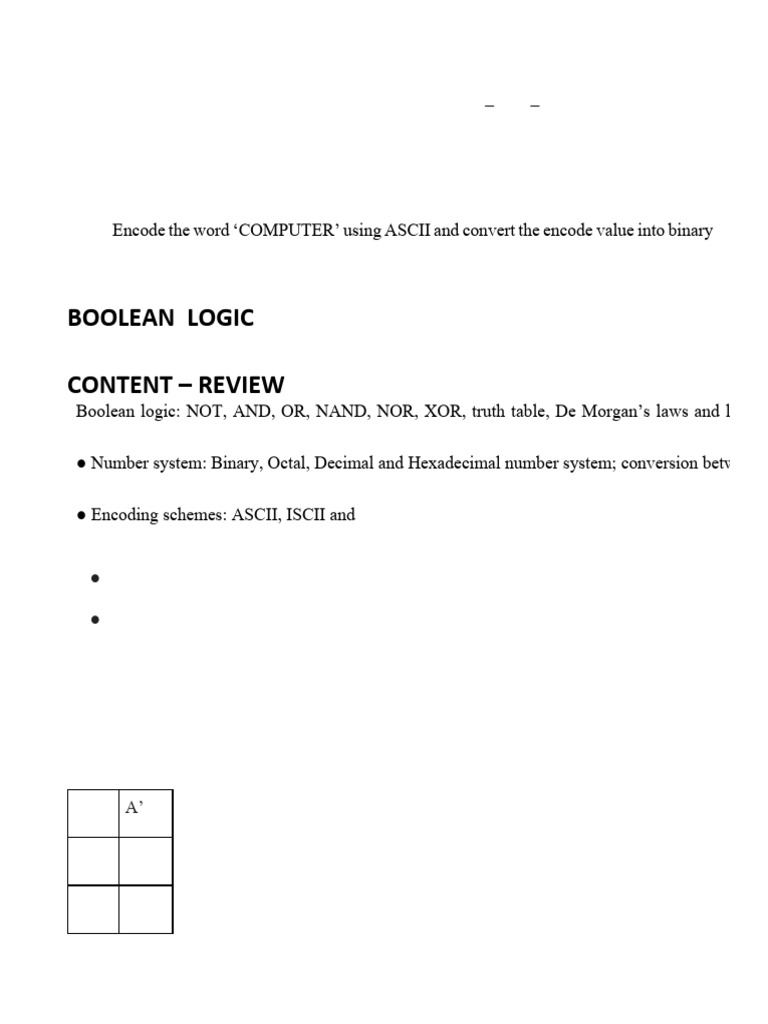 Boolean Logic Gates Pdf Boolean Algebra Teaching Mathematics