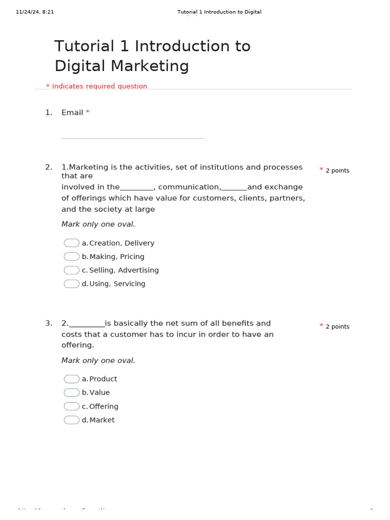 Digital Marketing Basics Tutorial | PDF | Marketing | Digital Marketing