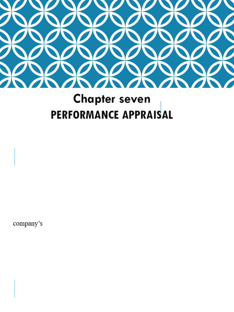 7 Chapter Seven. | PDF | Performance Appraisal | Goal