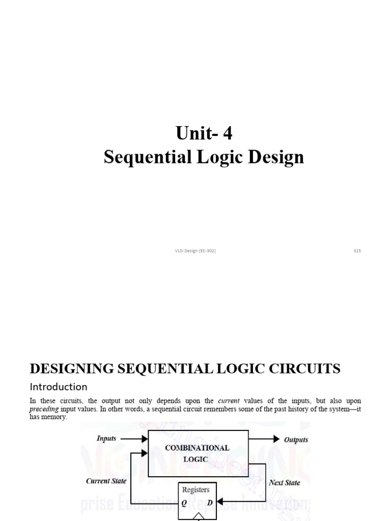Sequential Logic Design in VLSI Systems | PDF | Cmos | Logic Gate