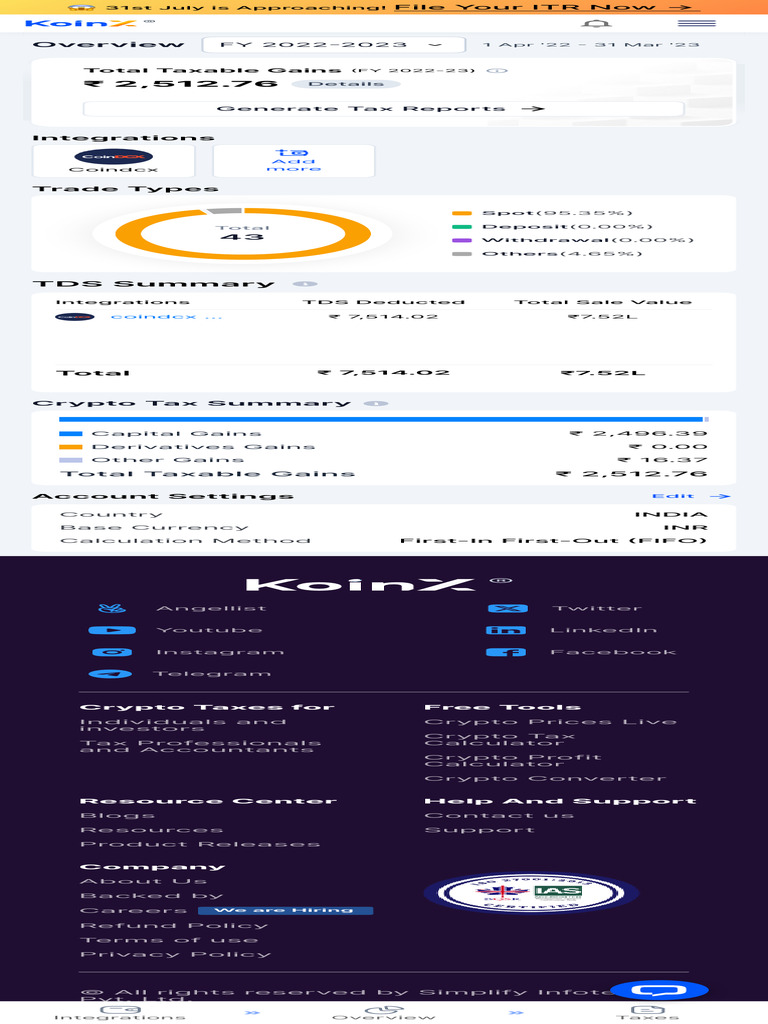 Crypto Tax Guide for Investors | PDF