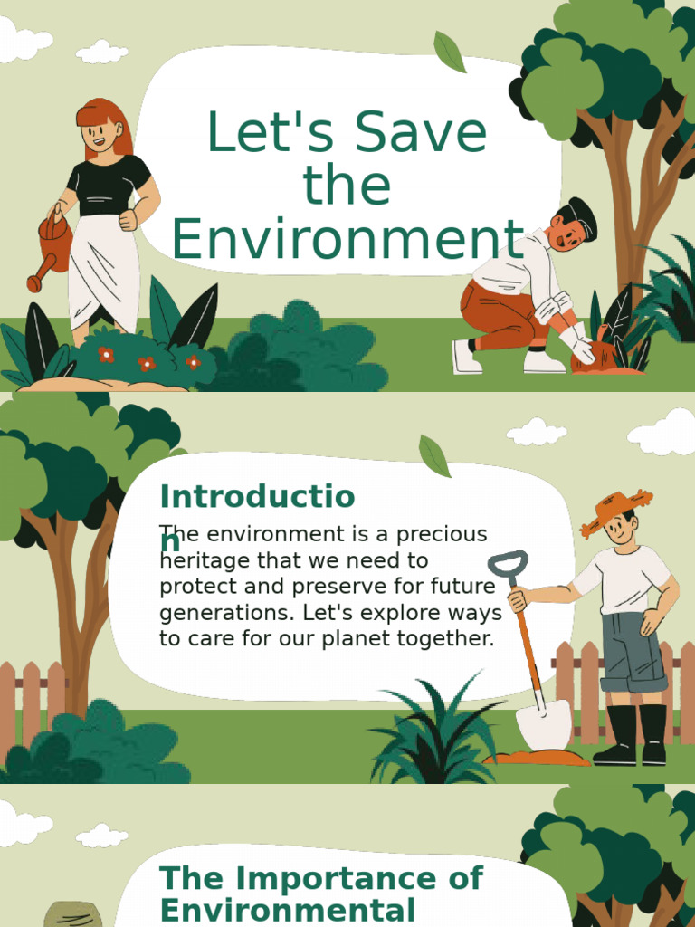 Environmental Conservation Strategies | PDF | Science & Mathematics